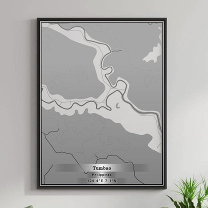 ROAD MAP OF TUMBAO, PHILIPPINES BY MAPBAKES