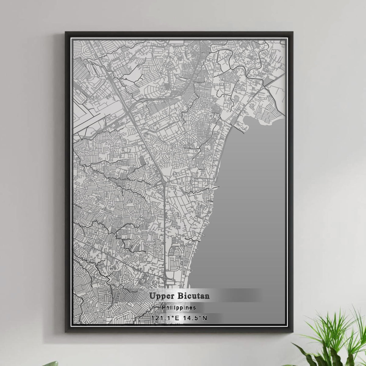 ROAD MAP OF UPPER BICUTAN, PHILIPPINES BY MAPBAKES