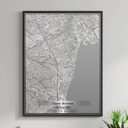 ROAD MAP OF UPPER BICUTAN, PHILIPPINES BY MAPBAKES