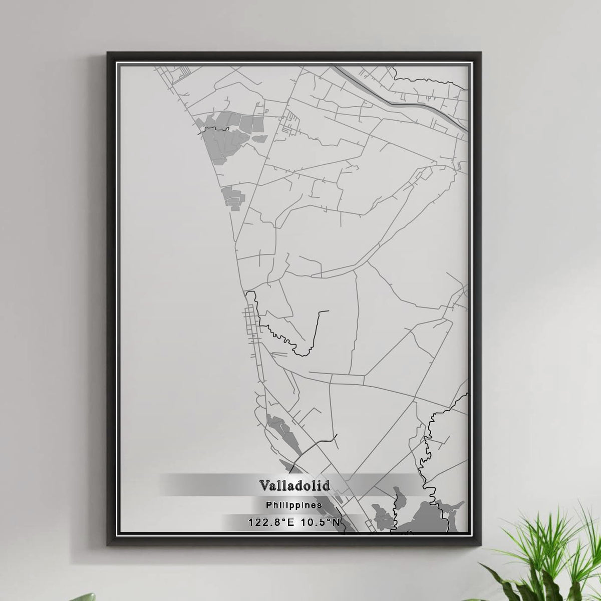 ROAD MAP OF VALLADOLID, PHILIPPINES BY MAPBAKES