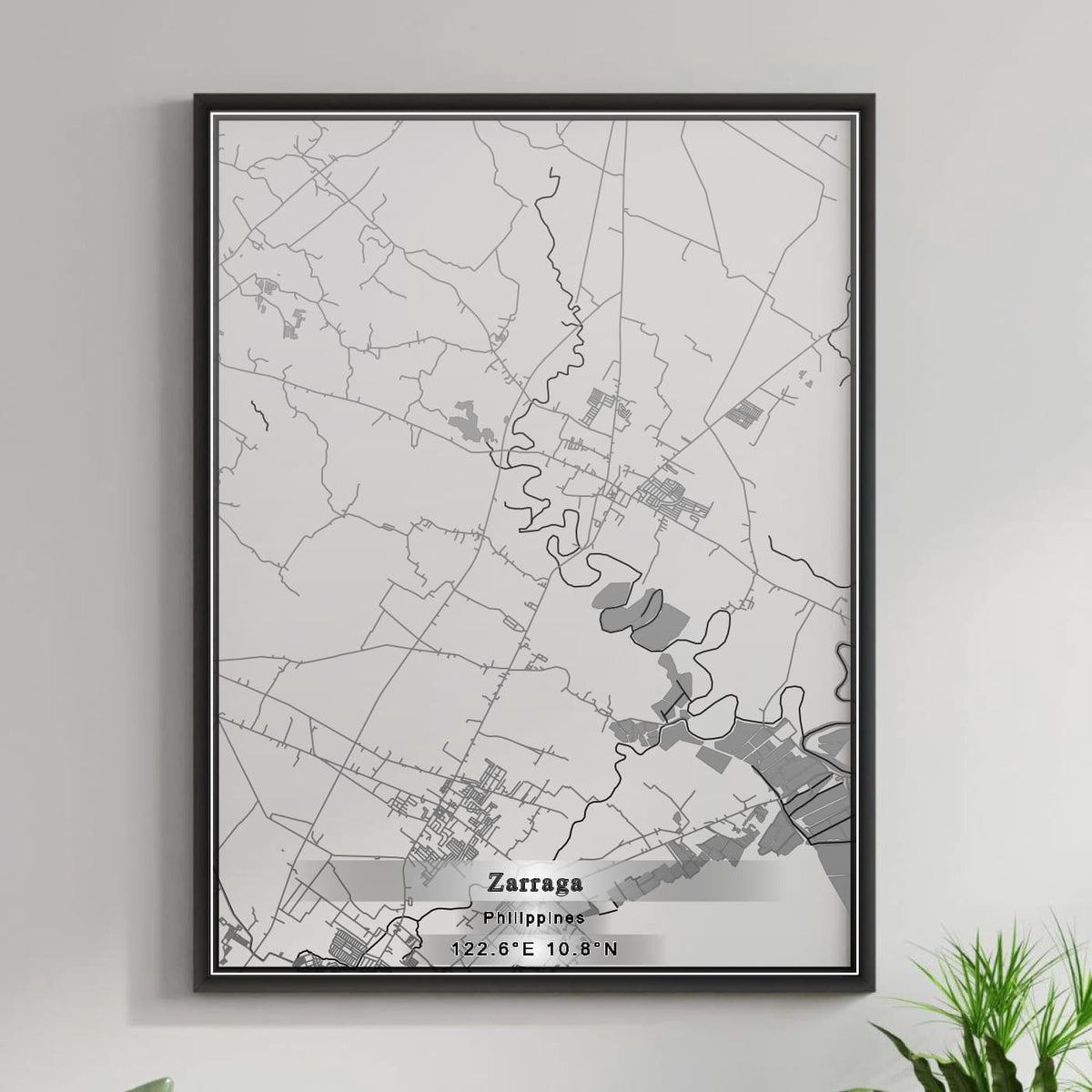 ROAD MAP OF ZARRAGA, PHILIPPINES BY MAPBAKES