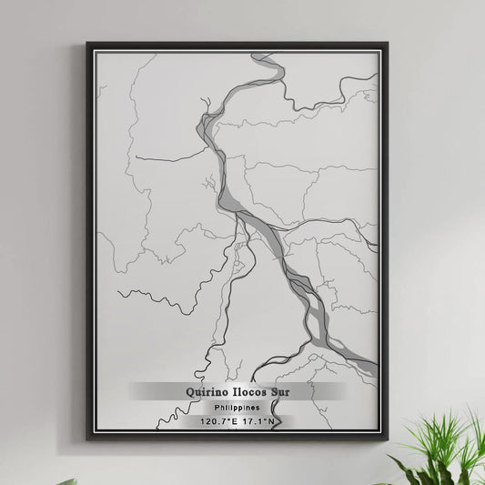 ROAD MAP OF QUIRINO ILOCOS SUR, PHILIPPINES BY MAPBAKES