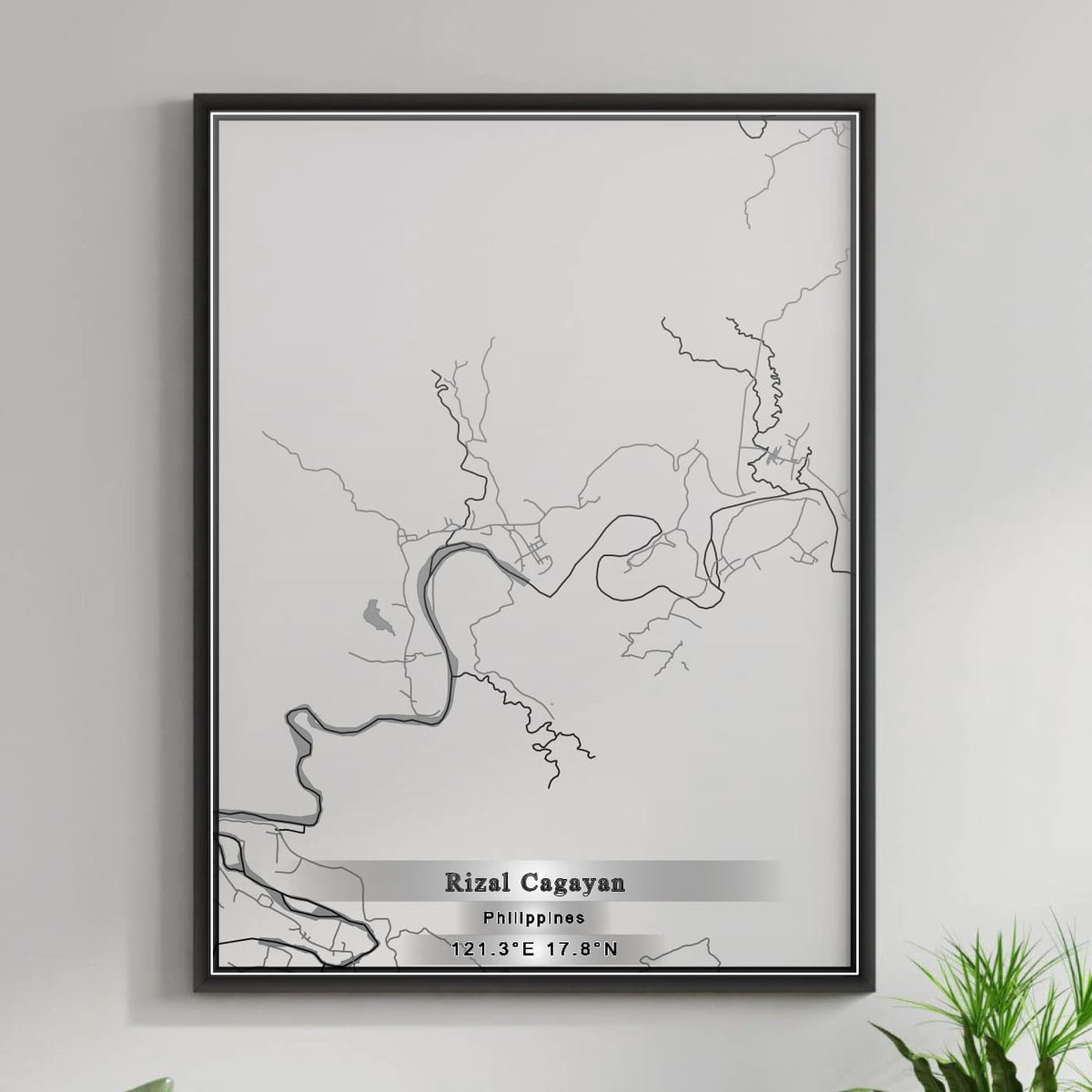 ROAD MAP OF RIZAL CAGAYAN, PHILIPPINES BY MAPBAKES