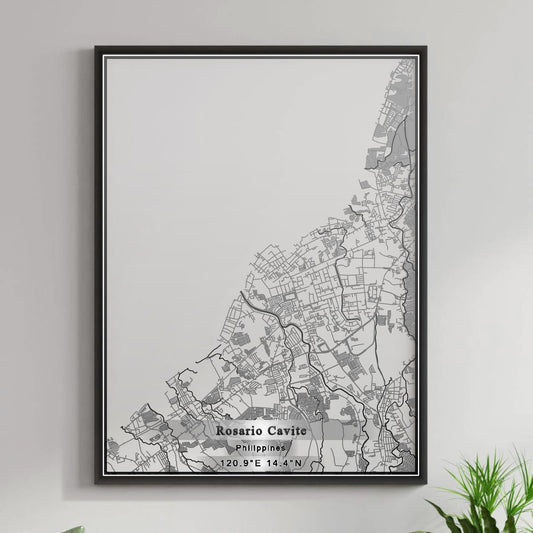 ROAD MAP OF ROSARIO CAVITE, PHILIPPINES BY MAPBAKES