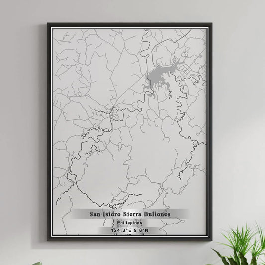 ROAD MAP OF SAN ISIDRO SIERRA BULLONES, PHILIPPINES BY MAPBAKES