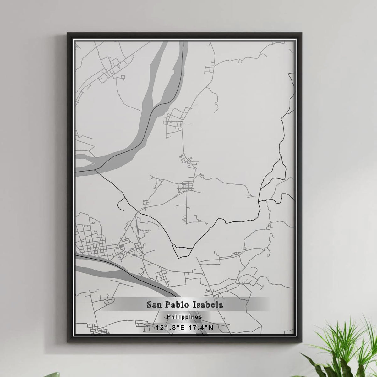ROAD MAP OF SAN PABLO ISABELA, PHILIPPINES BY MAPBAKES