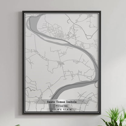 ROAD MAP OF SANTO TOMAS ISABELA, PHILIPPINES BY MAPBAKES