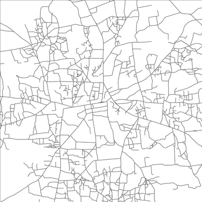ROAD MAP OF ADJUMANI, UGANDA BY MAPBAKES