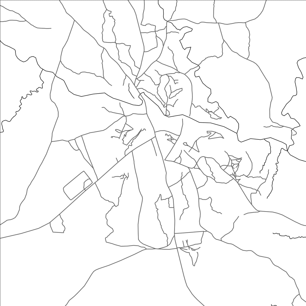 ROAD MAP OF AMUDAT, UGANDA BY MAPBAKES