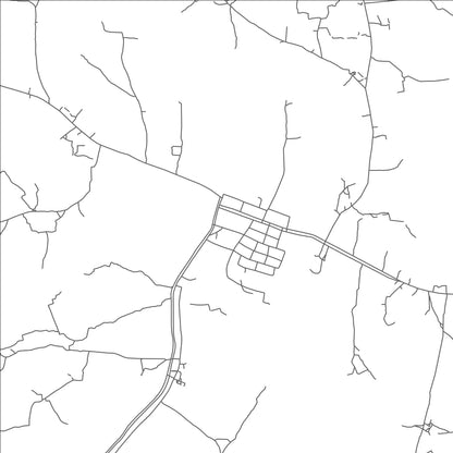 ROAD MAP OF AMURU, UGANDA BY MAPBAKES
