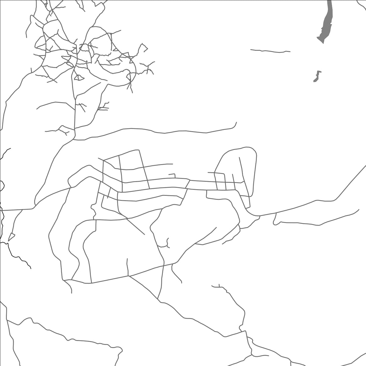 ROAD MAP OF BINYIN, UGANDA BY MAPBAKES