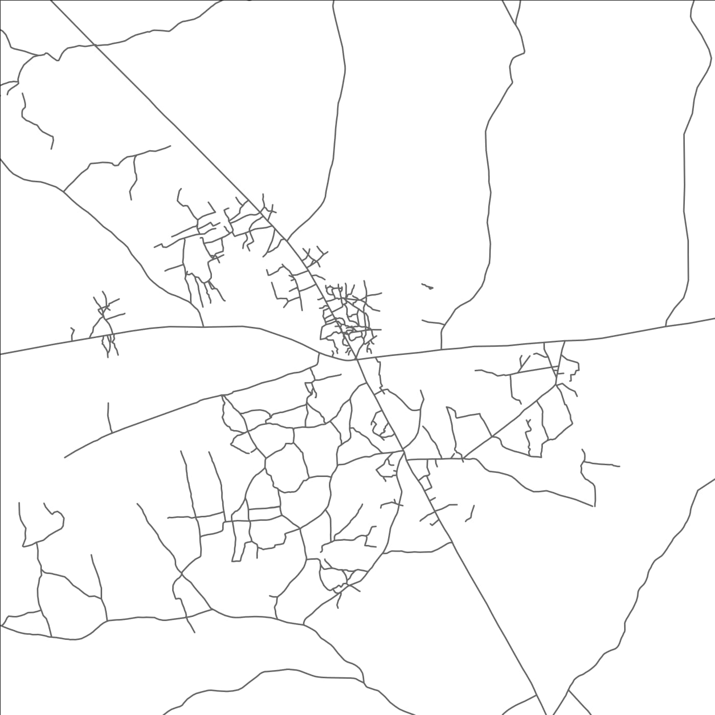 ROAD MAP OF BUTEBO, UGANDA BY MAPBAKES