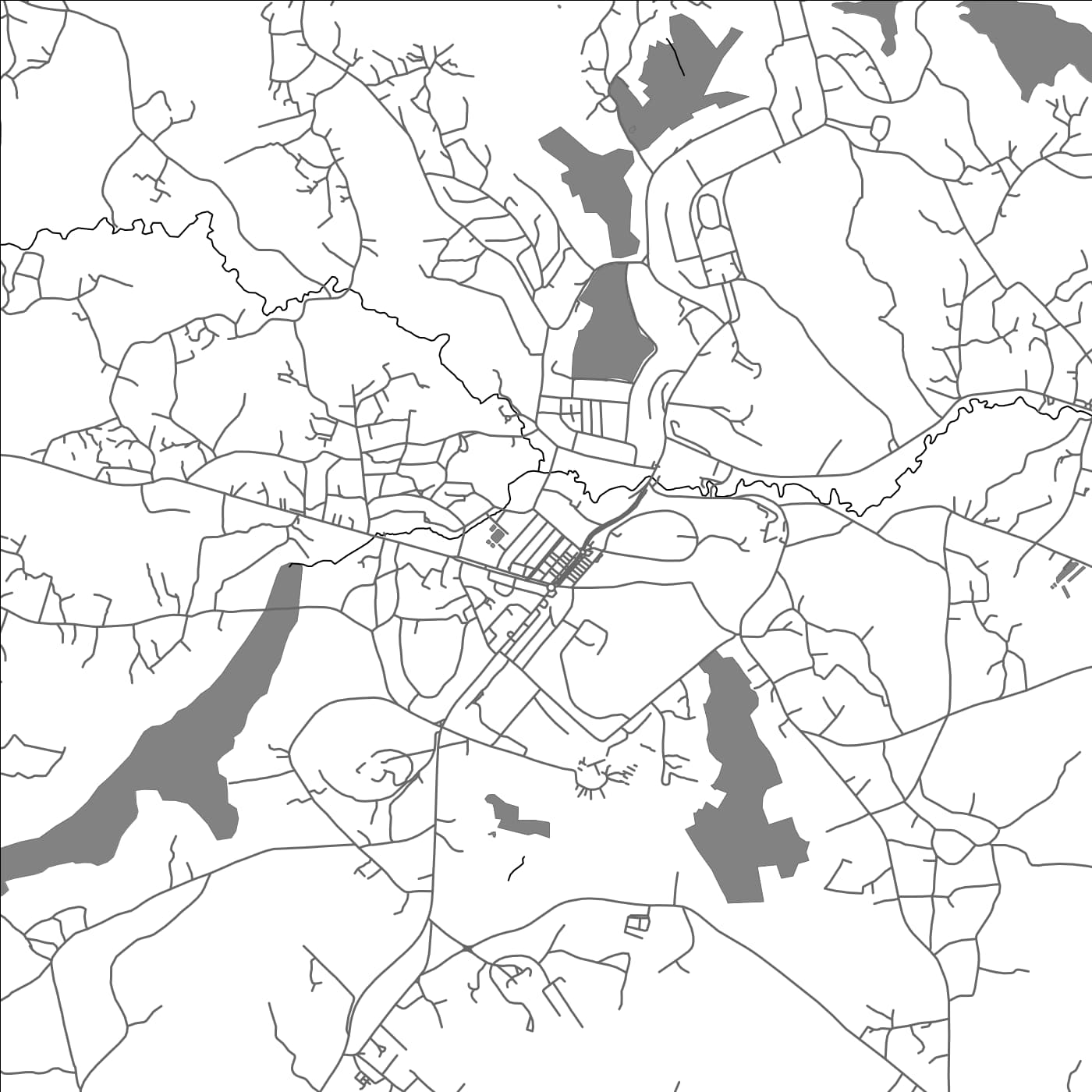 ROAD MAP OF FORT PORTAL, UGANDA BY MAPBAKES