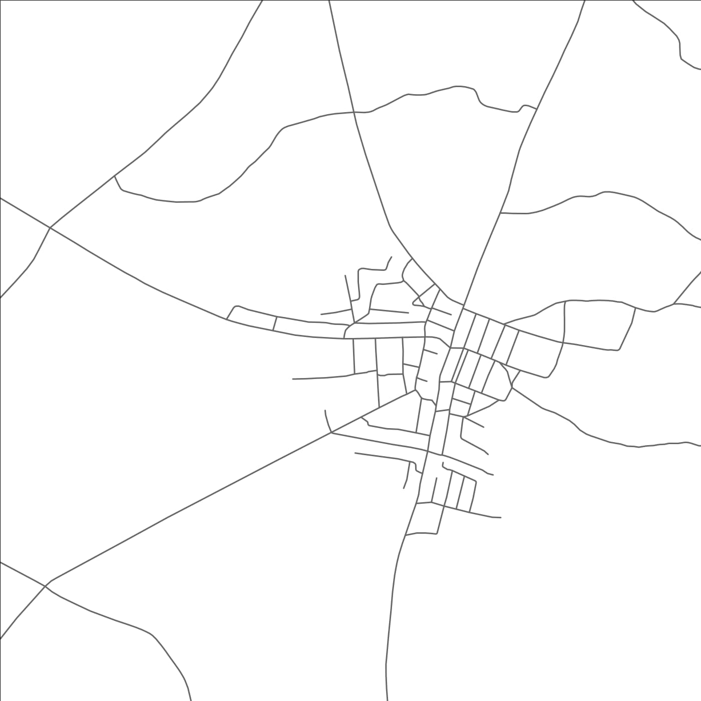 ROAD MAP OF KALIRO, UGANDA BY MAPBAKES