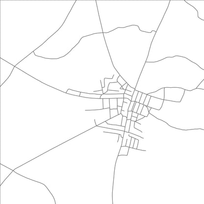 ROAD MAP OF KALIRO, UGANDA BY MAPBAKES