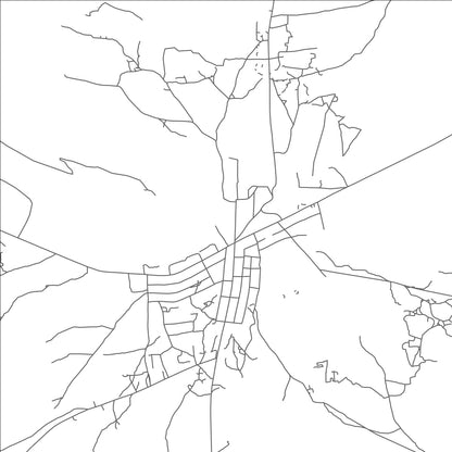 ROAD MAP OF KALONGO, UGANDA BY MAPBAKES