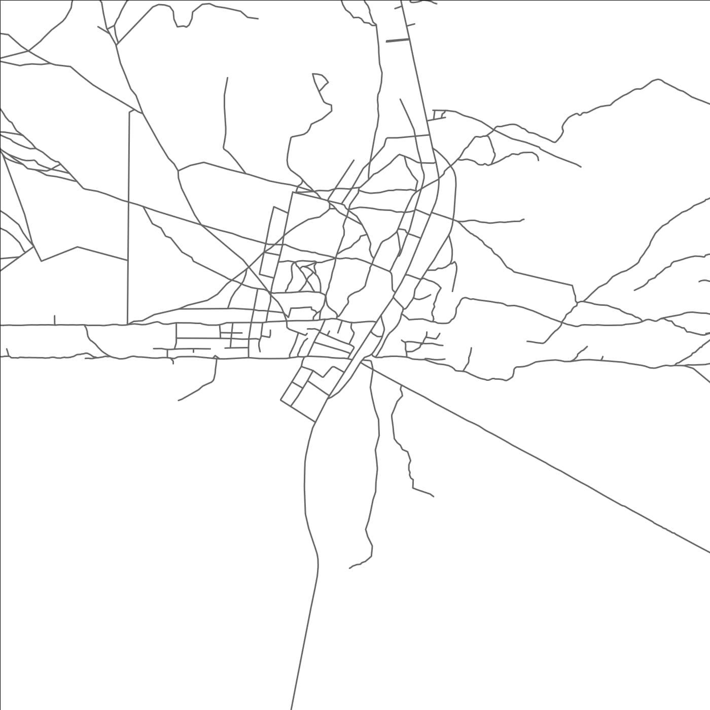 ROAD MAP OF MUTUKULA, UGANDA BY MAPBAKES