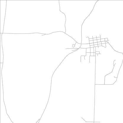 ROAD MAP OF ALPENA, ARKANSAS BY MAPBAKES