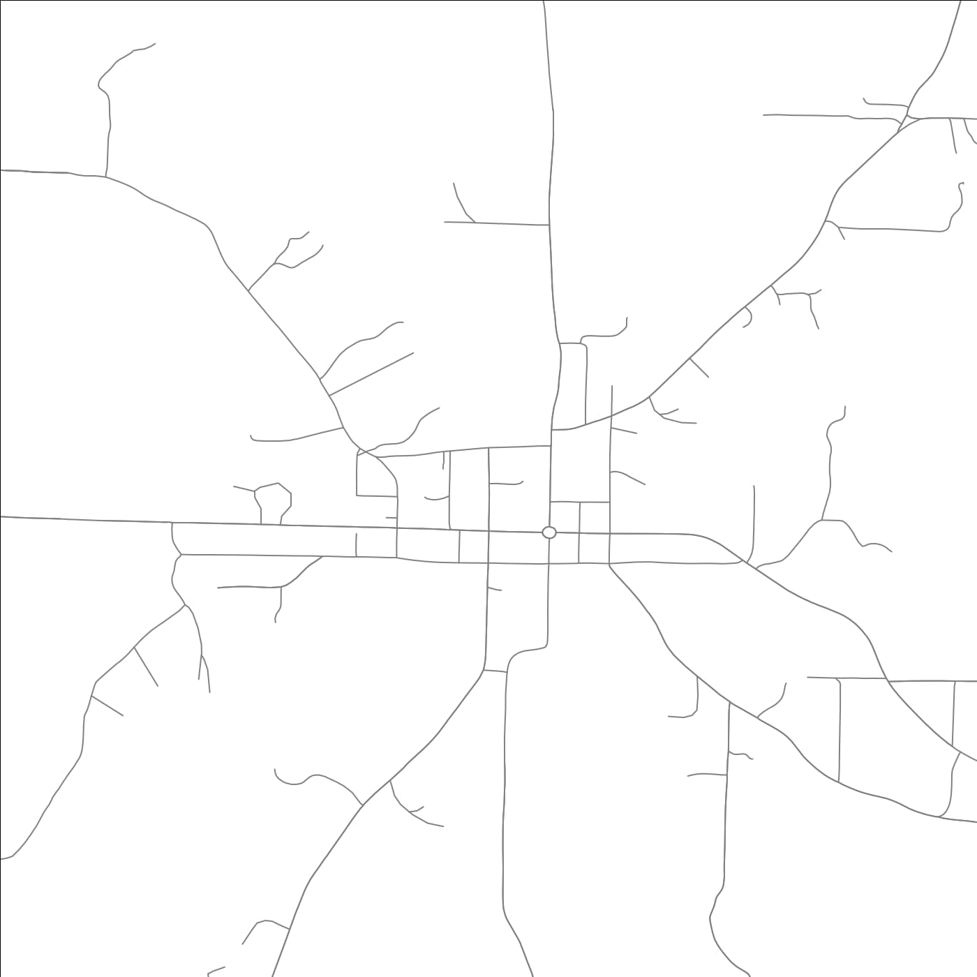 ROAD MAP OF AMITY, ARKANSAS BY MAPBAKES