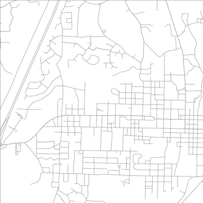 ROAD MAP OF ARKADELPHIA, ARKANSAS BY MAPBAKES