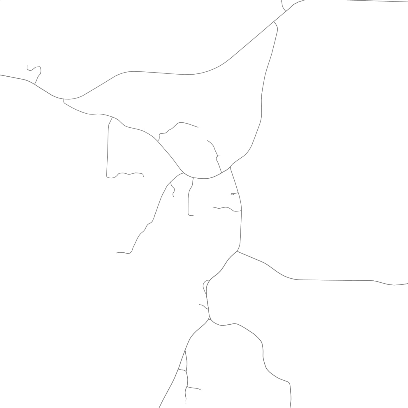 ROAD MAP OF BEN LOMOND, ARKANSAS BY MAPBAKES