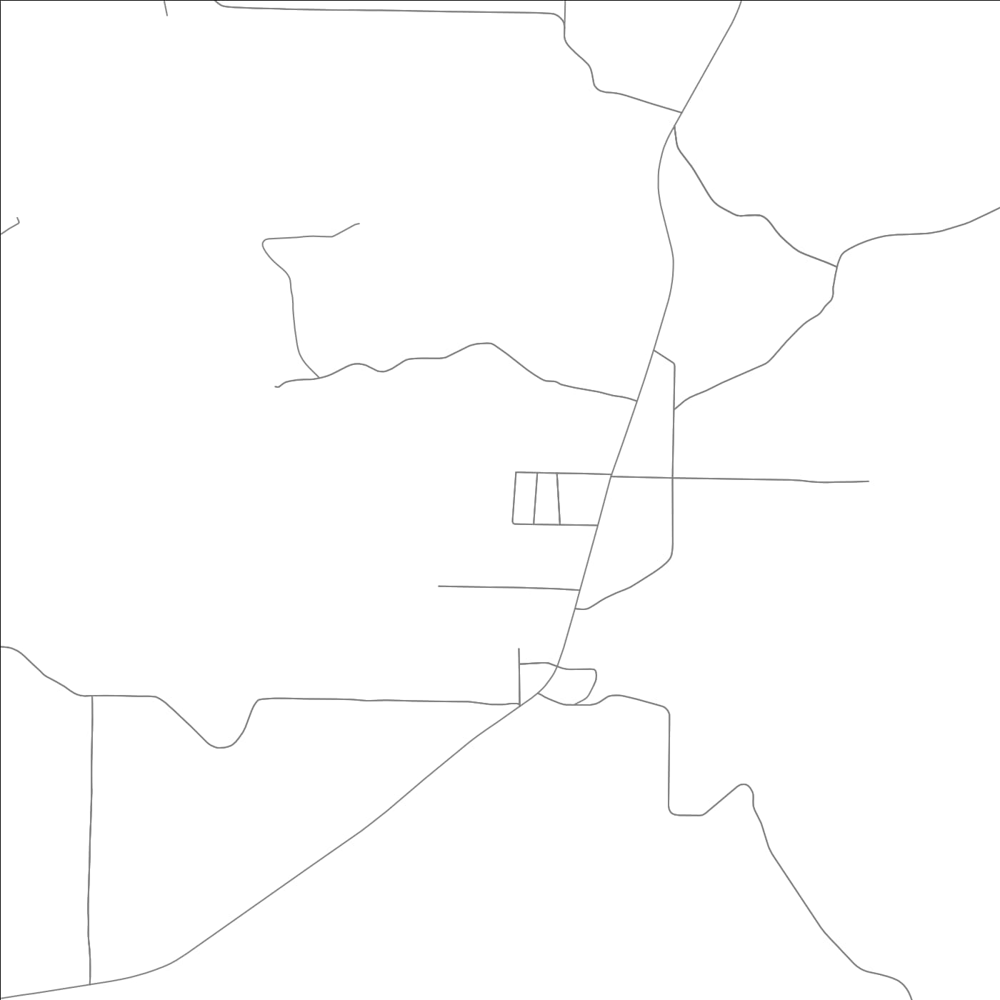 ROAD MAP OF BOLES, ARKANSAS BY MAPBAKES