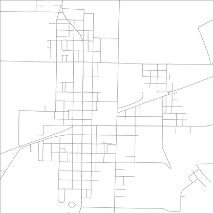 ROAD MAP OF BRINKLEY, ARKANSAS BY MAPBAKES