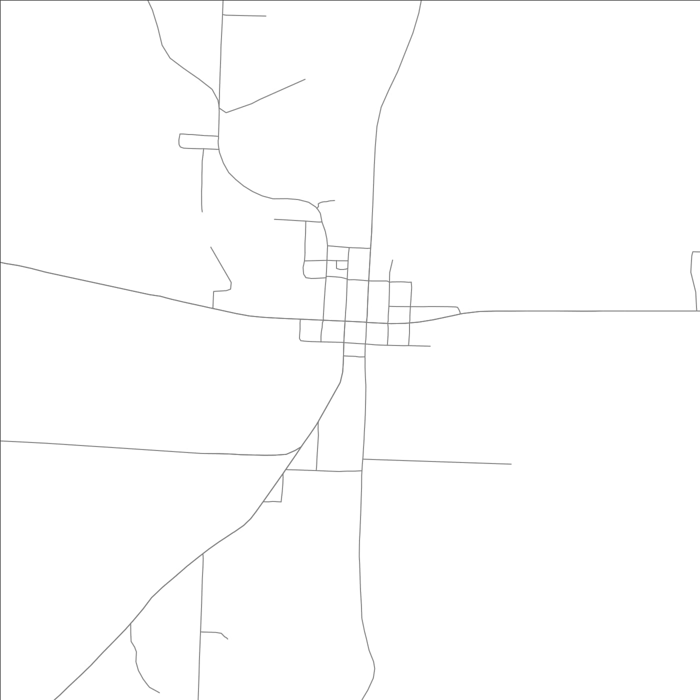 ROAD MAP OF BUCKNER, ARKANSAS BY MAPBAKES