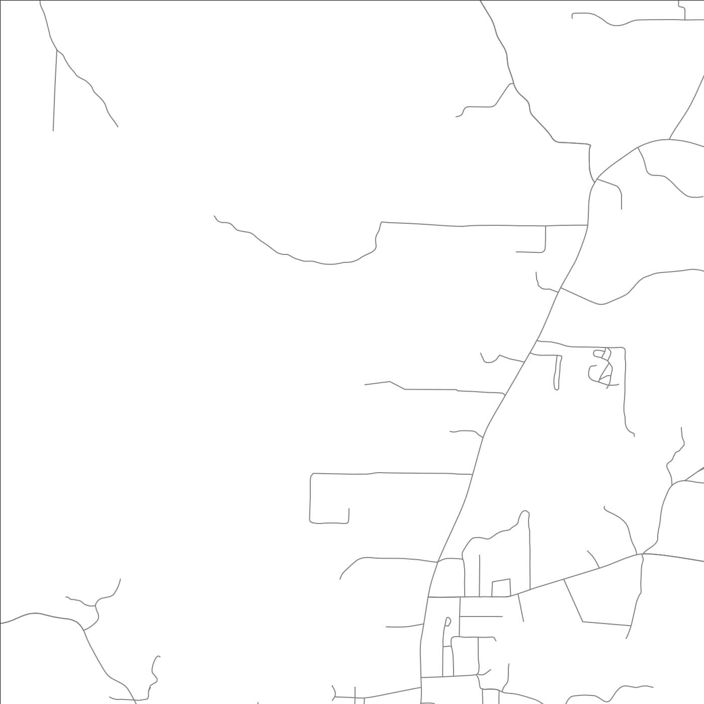 ROAD MAP OF CALICO ROCK, ARKANSAS BY MAPBAKES