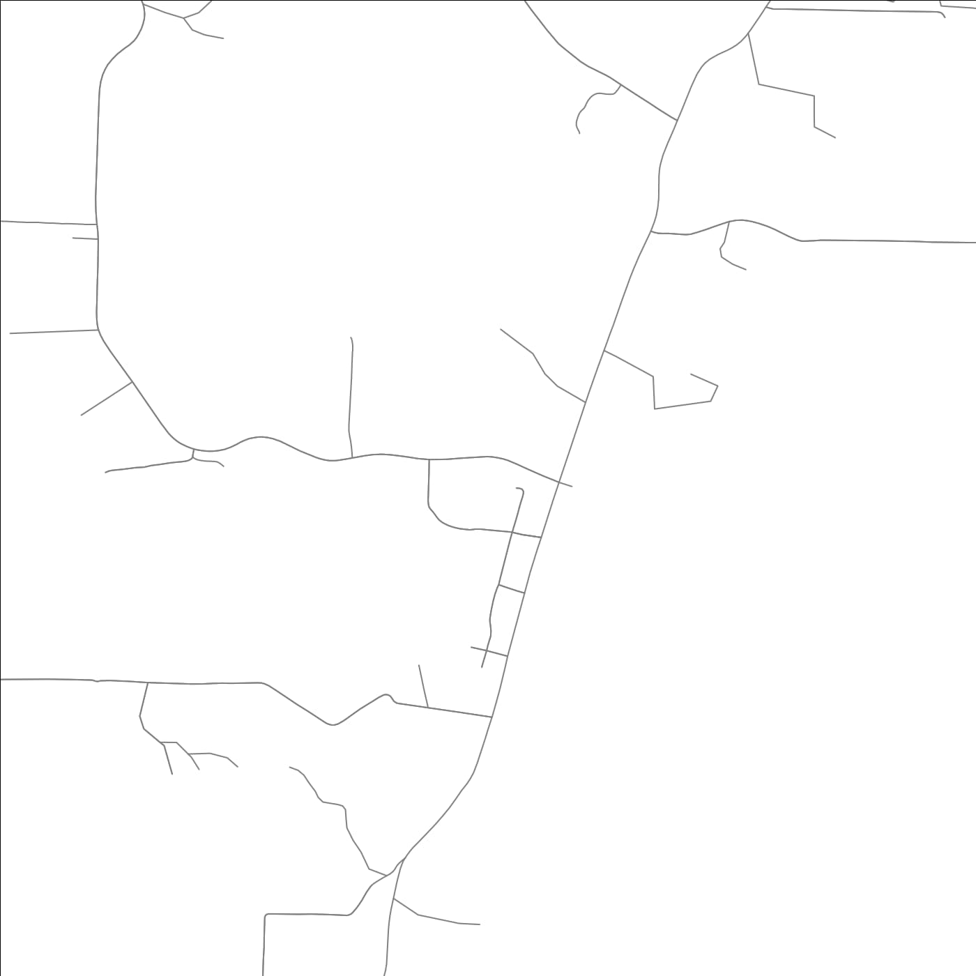 ROAD MAP OF CANEHILL, ARKANSAS BY MAPBAKES