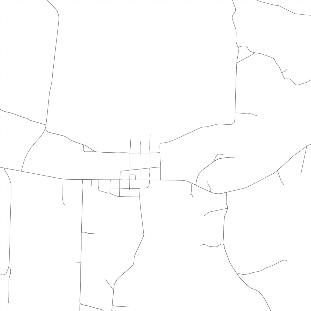 ROAD MAP OF CASA, ARKANSAS BY MAPBAKES