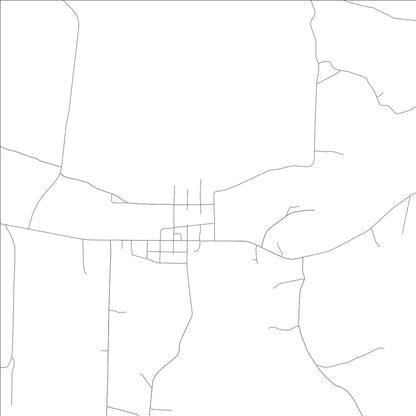 ROAD MAP OF CASA, ARKANSAS BY MAPBAKES