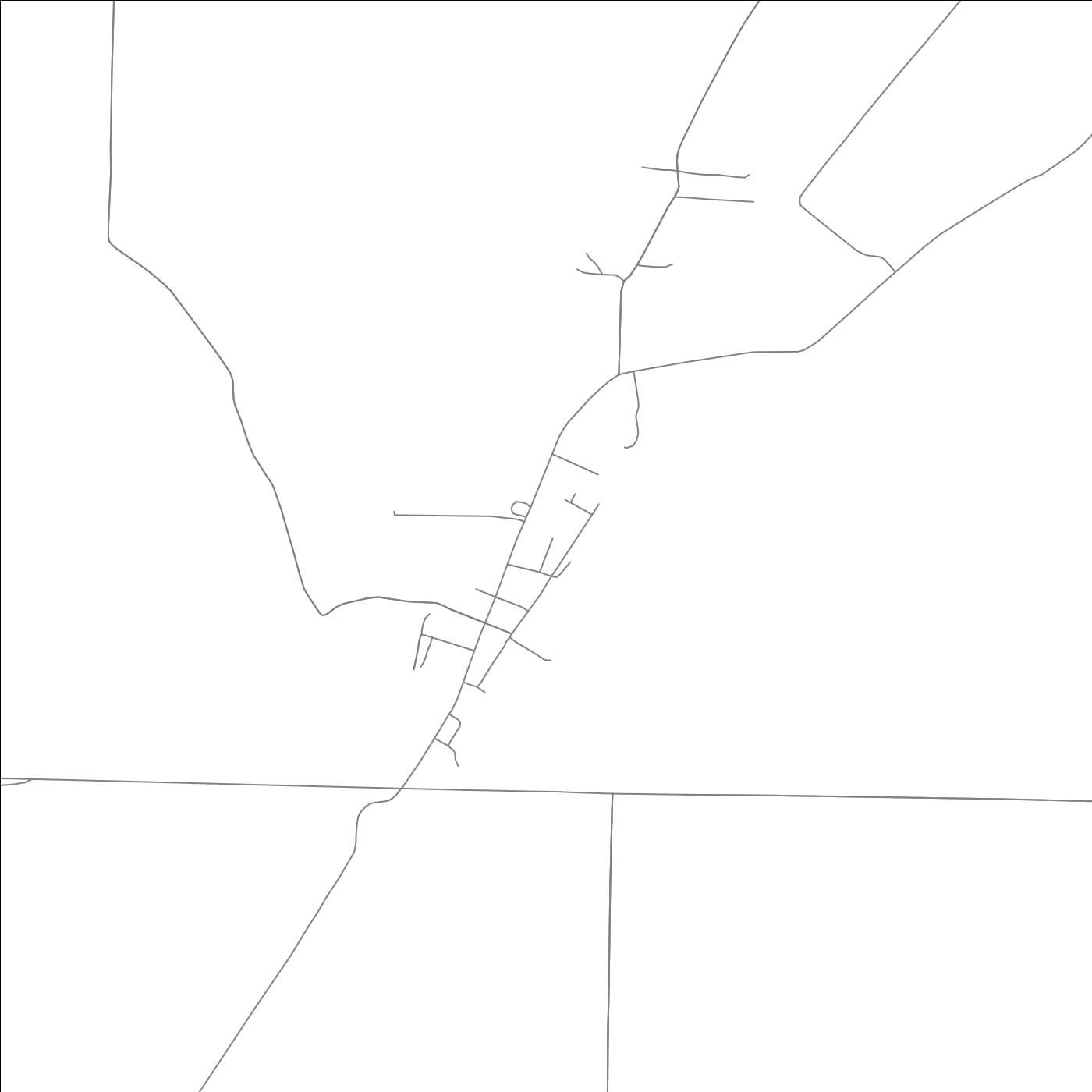 ROAD MAP OF CASH, ARKANSAS BY MAPBAKES