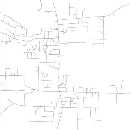 ROAD MAP OF CAVE CITY, ARKANSAS BY MAPBAKES