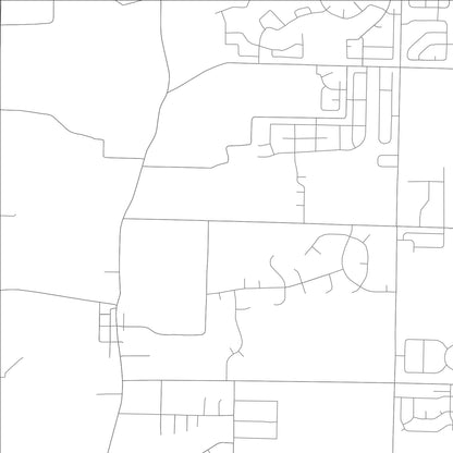 ROAD MAP OF CAVE SPRINGS, ARKANSAS BY MAPBAKES