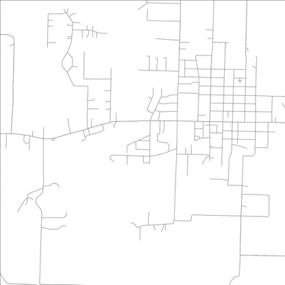 ROAD MAP OF CHARLESTON, ARKANSAS BY MAPBAKES