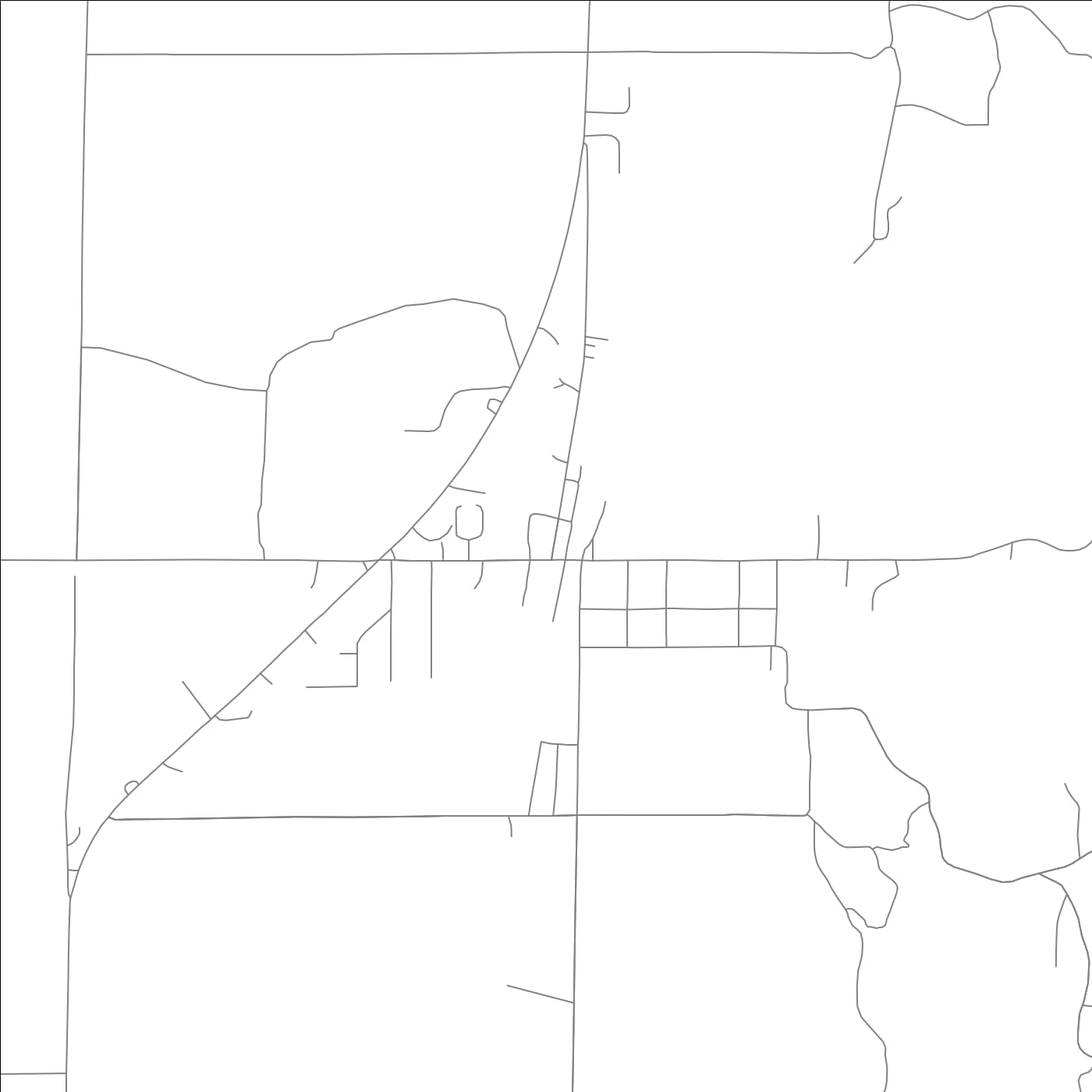 ROAD MAP OF CHERRY VALLEY, ARKANSAS BY MAPBAKES