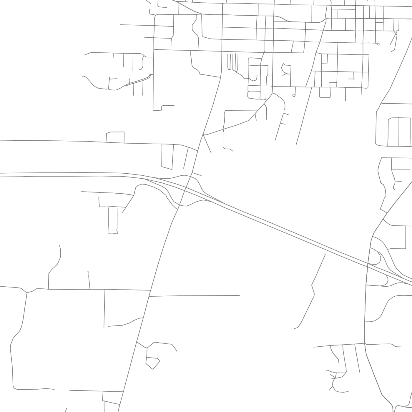 ROAD MAP OF CLARKSVILLE, ARKANSAS BY MAPBAKES