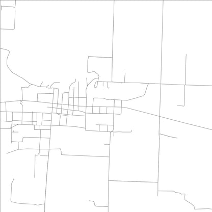 ROAD MAP OF COAL HILL, ARKANSAS BY MAPBAKES