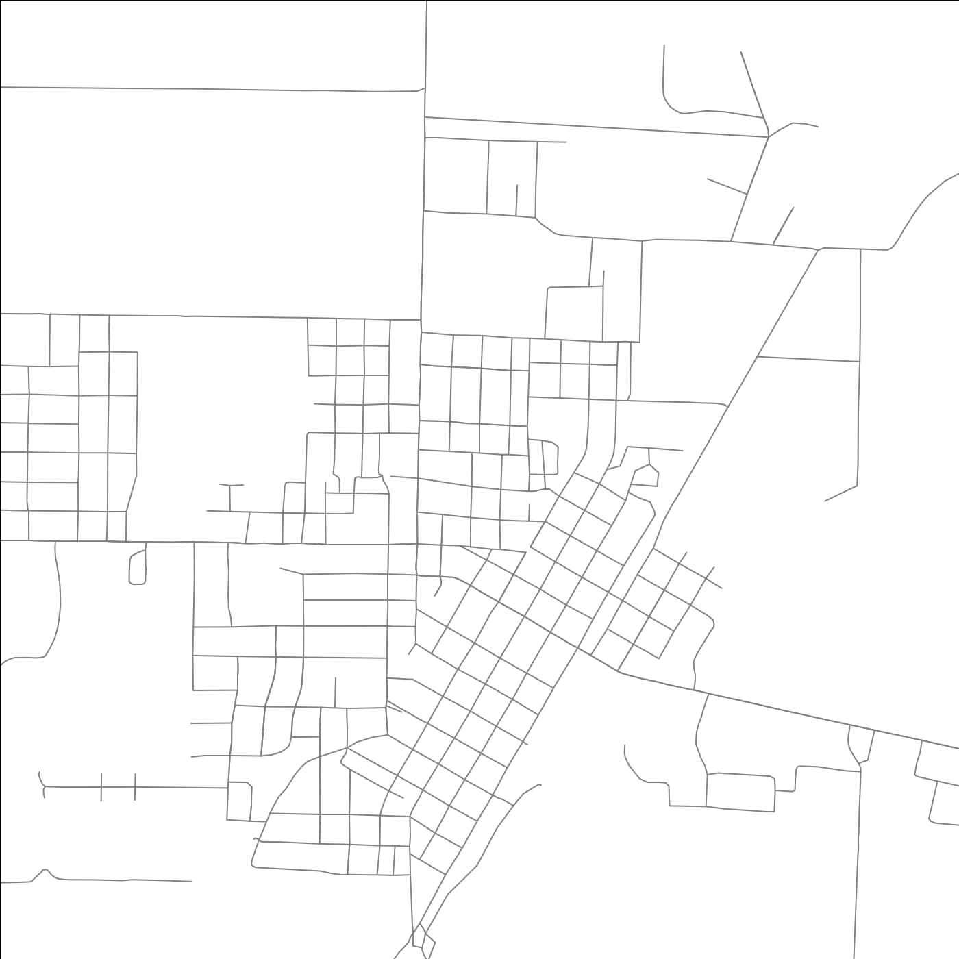 ROAD MAP OF CORNING, ARKANSAS BY MAPBAKES