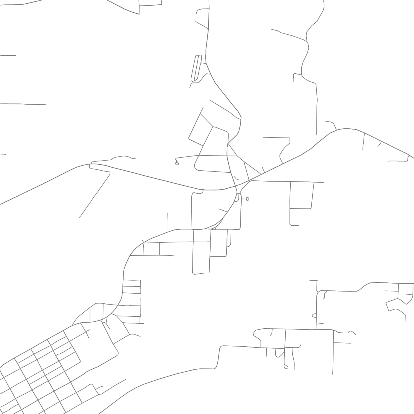 ROAD MAP OF COTTER, ARKANSAS BY MAPBAKES