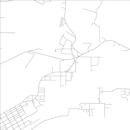 ROAD MAP OF COTTER, ARKANSAS BY MAPBAKES