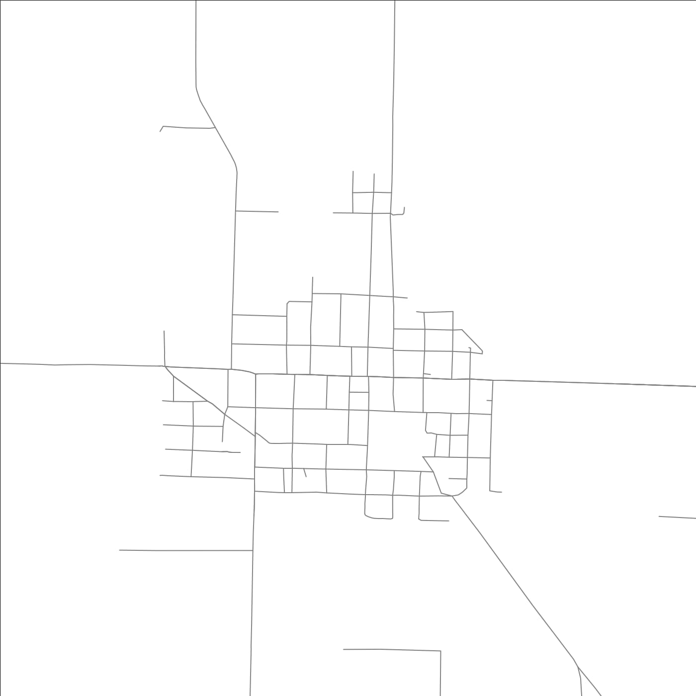 ROAD MAP OF COTTON PLANT, ARKANSAS BY MAPBAKES