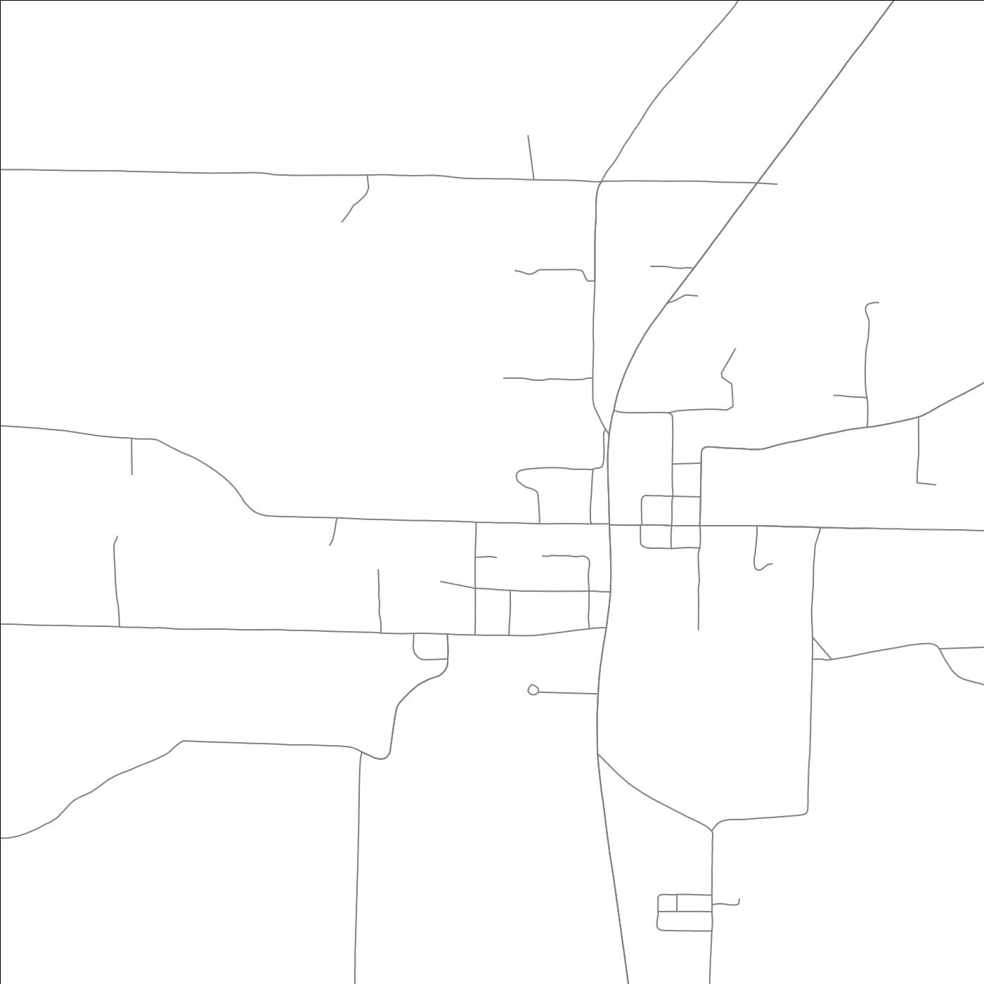 ROAD MAP OF COVE, ARKANSAS BY MAPBAKES