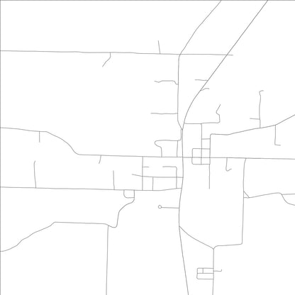 ROAD MAP OF COVE, ARKANSAS BY MAPBAKES