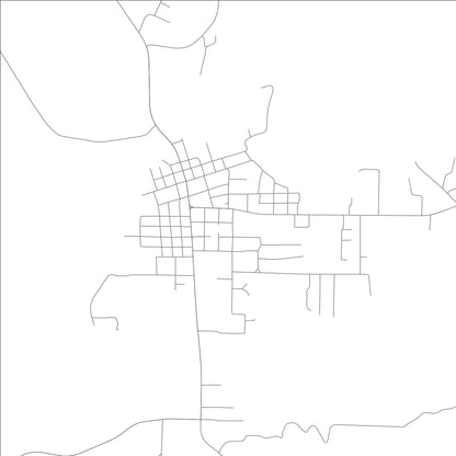 ROAD MAP OF DANVILLE, ARKANSAS BY MAPBAKES