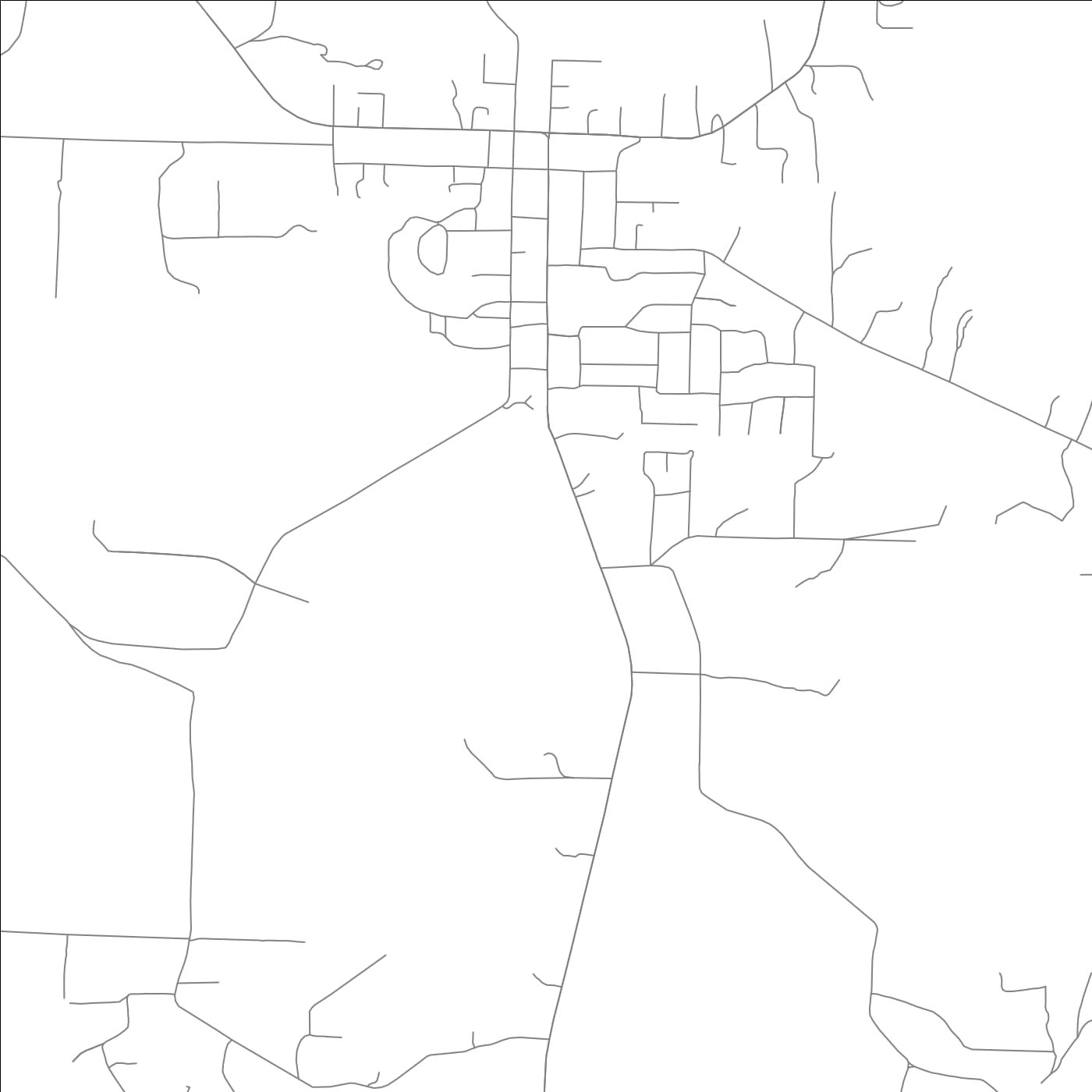 ROAD MAP OF DOVER, ARKANSAS BY MAPBAKES