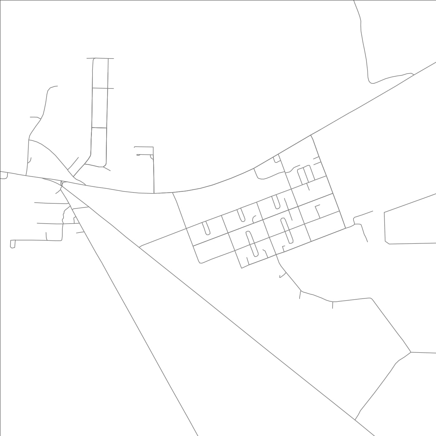 ROAD MAP OF EAST CAMDEN, ARKANSAS BY MAPBAKES