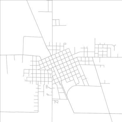 ROAD MAP OF ENGLAND, ARKANSAS BY MAPBAKES