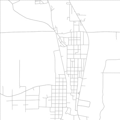 ROAD MAP OF EUDORA, ARKANSAS BY MAPBAKES